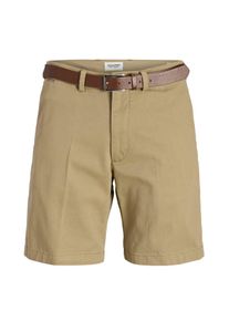 Jack & Jones Grote Maten - Jack & Jones - Chinoshort inclusief leren riem