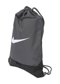 Nike Saco de ginásio 'Brasilia' em cinzento Tamanho One Size Estampado com logo