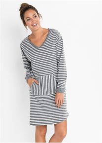 Nattkjole med &oslash;kologisk bomull, gr&aring;, st&oslash;rrelse 48/50 (XL), bonprix