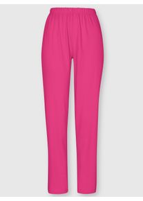 wäschepur Dames Pyjama-Broek in fuchsia ,maat 36/38, Witt, 100% Katoen