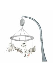 Done by Deer - Baby-Mobile &ldquo;Mirror Sleepy Grey&rdquo; mit Musik