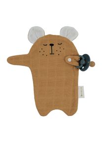 Schnullertuch "Bear Caramel" - Fabelab