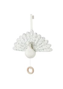 Cam Cam Copenhagen - Baby-Mobile &ldquo;Peacock Green Leaves&ldquo; mit Musik