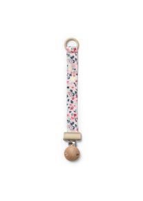 Elodie - Schnullerband mit Holzdetail &ldquo;Floating Flowers&rdquo;