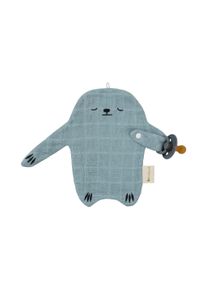 Schnullertuch &ldquo;Sloth Cottage Blue&rdquo; - Fabelab