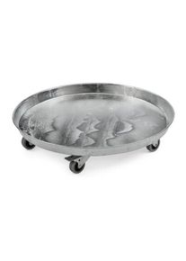 Dessous de plat à roulettes Acier galvanisé