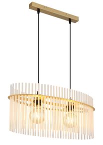 Globo Gorley Hanglamp Goud, 2-lichts