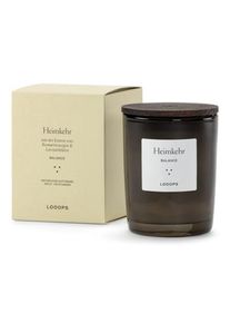 Bougie parfumée Looops avec couvercle en bois