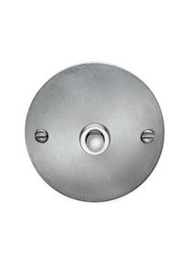 Plaque de bouton sonnette fer