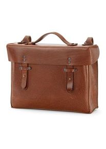 Sacoche de porte-bagages en cuir vachette