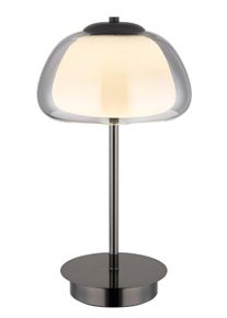 Globo lighting Avila table lamp LED chrome, black, 1-light source, Remote control