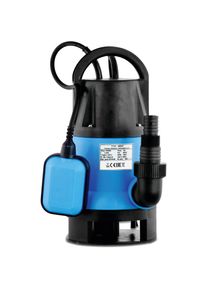 Boni-Shop&reg; Tauchpumpe, Brunnenpumpe, Unterwasserpumpe 1" x 1 1/2" x 1" Schlaucht&uuml;lle x Au&szlig;engewinde x Schlaucht&uuml;lle, 3A, 230VAC, Blau, 400 Typ IPK