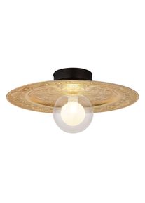Globo lighting Riga ceiling light black, 1-light source