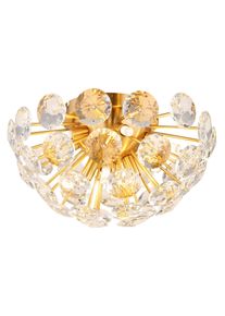 Globo lighting Virina ceiling light LED gold, 10-light sources