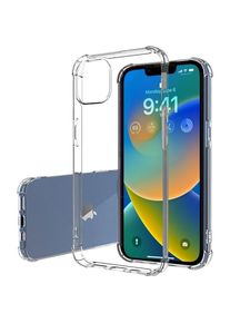 Screenguard Crystal Clear Case Bumper (Apple iPhone 14), Smartphone Hülle, Transparent