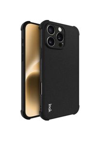 IMAK iPhone 16 Pro Max - UX-5 Silikon Gummi Hülle (Apple iPhone 16 Pro Max), Smartphone Hülle, Schwarz