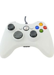 ATL Telecom Ltd Pad Aptel Dual Shock (KX13A) (Xbox 360), Gaming Controller, Weiss