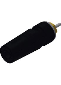 Hirschmann SAB 2630 S1.9 Au Sicherheits-Laborbuchse Buchse Einbau vertikal Stift-O 4 mm, Elektronikkabel + Stecker, Schwarz
