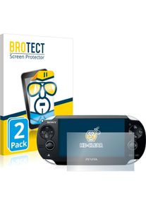 BROTECT Schutzfolie Displayschutz Klar (PS Vita), Weiteres Gaming Zubehör, Transparent