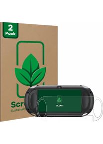 ScreenLeaf Schutzfolie nachhaltiger Displayschutz Displayschutzfolie Folie Klar Transparent (Playstation Classic), Weiteres Gaming Zubehör, 