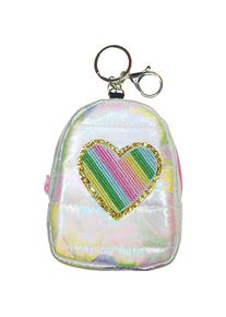 Stnux, Portemonnaie, Geldbörse Puffy Schlüsselanhänger Rucksack STN 8806 p12 Mischpreis für 1 Stück, Mehrfarbig