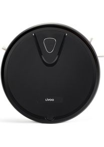 LIVOO Saugroboter, Staubsauger Roboter, Schwarz