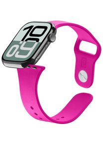 cellularline Urban Band für Apple Watch (Serie 1/ 2/ 3) 44/ 45/ 46/ 49mm (Silikon), Uhrenarmband, Rosa