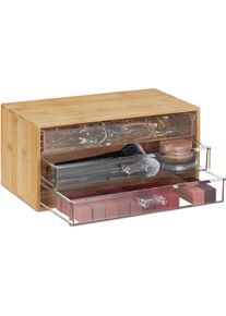Relaxdays, Aufbewahrungsbox, Kosmetik Organizer