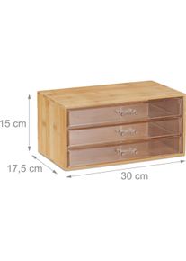 Relaxdays, Badaufbewahrung, Kosmetik Organizer