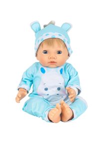 Tiny Treasures Tiny Treasure Blond haired Doll Hippo outfit