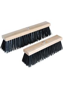 Edi Clean Strassenbesen, Reinigungsutensil, Braun, Schwarz
