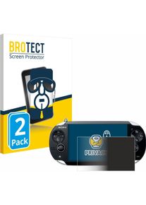 BROTECT Sichtschutzfolie Anti-Spy Privacy Folie Blaulicht-Schutz (PS Vita), Weiteres Gaming Zubehör, Blau