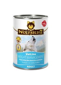 Wolfsblut Adult VetLine Weight Management, kalkoen 6x395 g