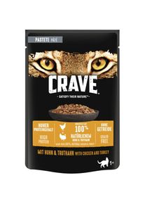 Crave Paté 24 x 85 g Kip en Kalkoen