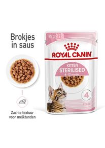 Royal Canin KITTEN STERILISED in saus 12 x 85 g