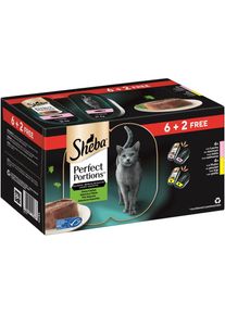 Sheba Perfect Porties 4x 16x37,5 g zalm en kip
