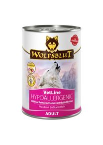 Wolfsblut Adult VetLine Hypoallergeen, paard 6x395 g