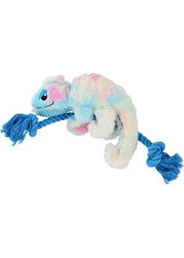 AniOne knuffel hond kameleon met touw S-M