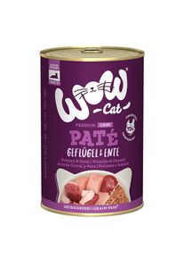 WOW Cat Senior 6x400 g Eend en gevogelte