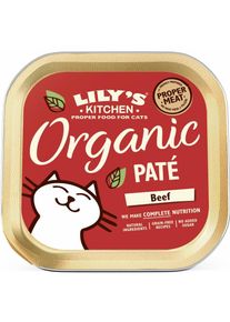 LILY'S KITCHEN nat kattenvoer Adult Organic Patè Rund 19x85 g