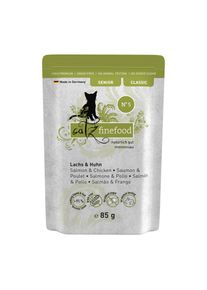 Catz Finefood nat kattenvoer Classic Senior Nr. 05 Zalm en Gevogelte 16x85 g
