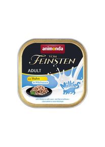 animonda Vom Feinsten Adult Melkjes 32x100g kip, in melksaus