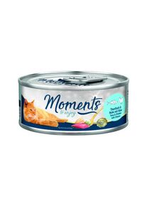 MOMENTS Adult Tonijn en kip met kaas 12x70 g