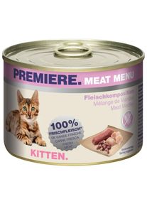 Premiere Meat Menu Kitten Vleessamenstelling 6x200 g