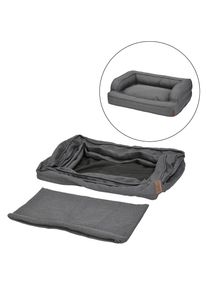 MORE Vervangende hoes voor Comfort Deluxe ligstoel grijs S