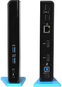 i-tec Dual HDMI (USB-C, 9 Ports), Dockingstation + USB Hub, Schwarz