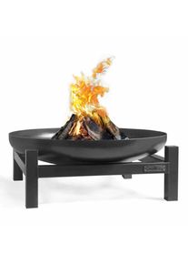 70cm Steel Fire Pit Bowl | Outdoor Garden Fireplace