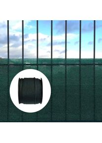 Privacy Screen, Wind Screen 1x50m with Green Cord & Fasteners