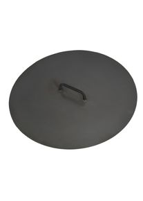 101cm Steel Fire Pit Cover - Fire Bowl Lid for Ultimate Safety