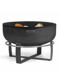 XXL 80cm Steel Fire Pit | Large Garden Fire Bowl